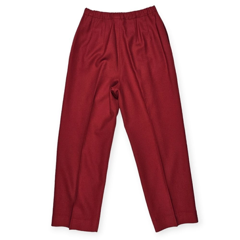 Pendleton Red Vintage Made in USA Wool Pants Women's Size 10‎